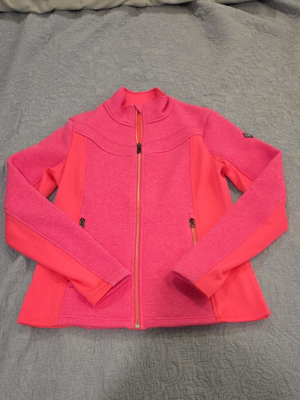 Spyder Women's Encore Full Zip Fleece Jacket - Hot Pink - Size Medium - EUC!